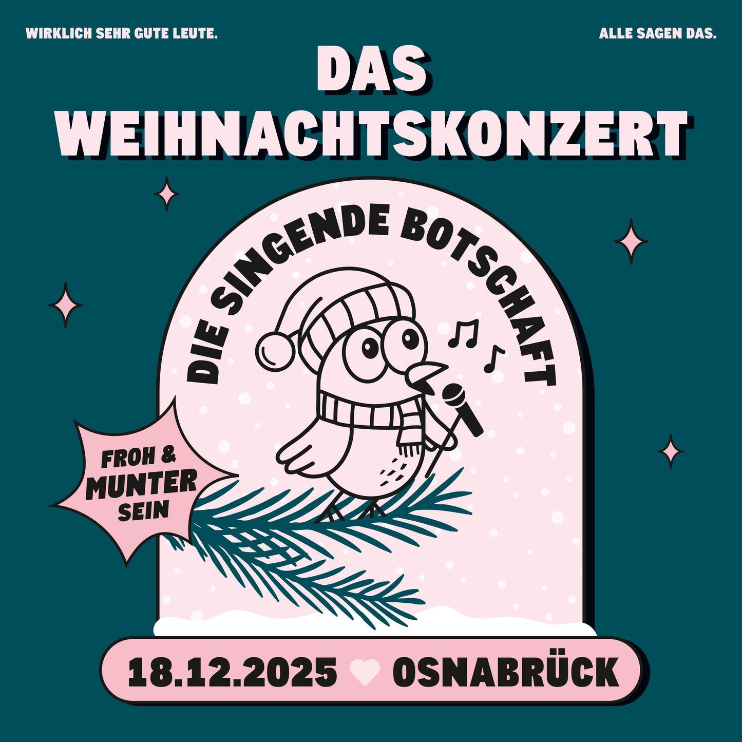 DIE SINGENDE BOTSCHAFT - Das Weihnachtskonzert