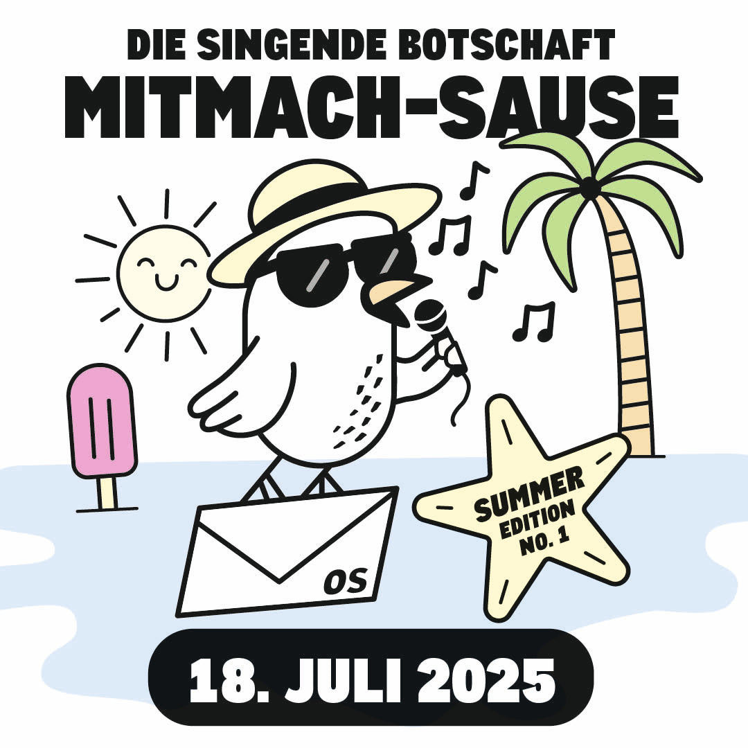DIE SINGENDE BOTSCHAFT - Mitmach-Sause SUMMER EDITION
